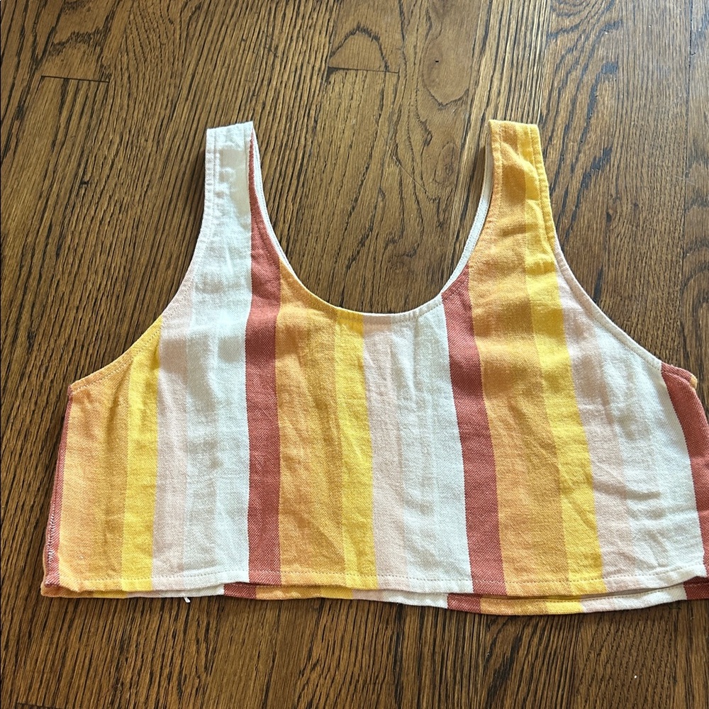 Limited Edition J crew x Marrakski Life Striped  Crop Top size xs/s